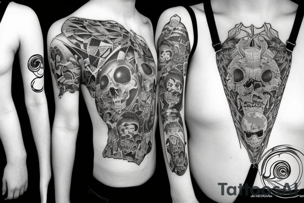 The Humans are bad and the world is on its end but everythings gonna be alright tattoo idea