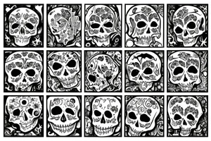 skeleten tattoo idea