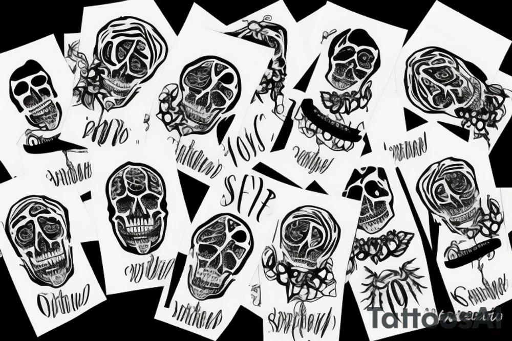 skeleten tattoo idea