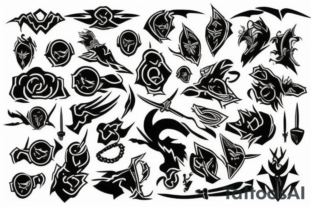 warrior tattoo idea