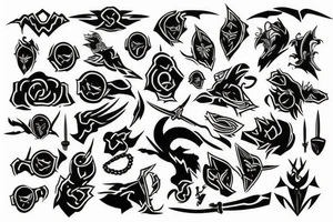 warrior tattoo idea