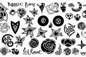 basic symbols tattoo idea