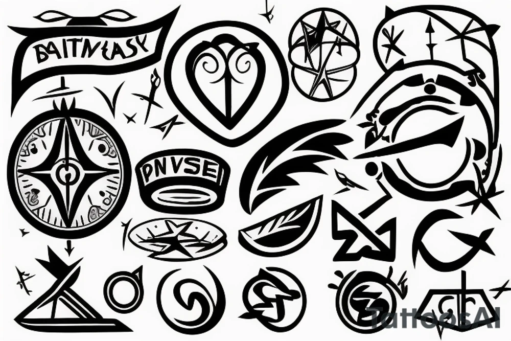 basic symbols tattoo idea