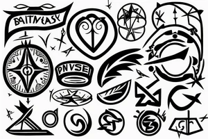basic symbols tattoo idea