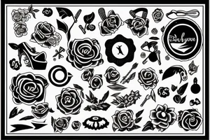 basic symbols for girls tattoo idea