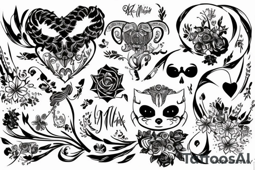 четырёхмерный куб tattoo idea