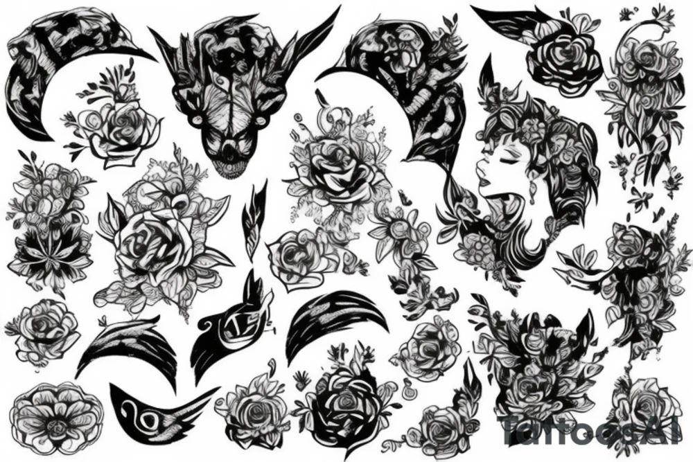 четырёхмерный куб tattoo idea