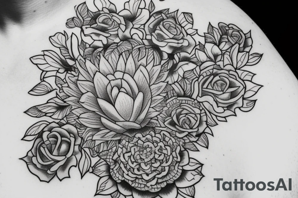 the best tattoo ever that isn't a rose tattoo idea