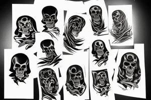 grim reaper tattoo idea
