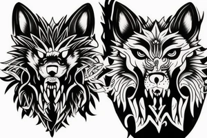 Fenrir tattoo idea