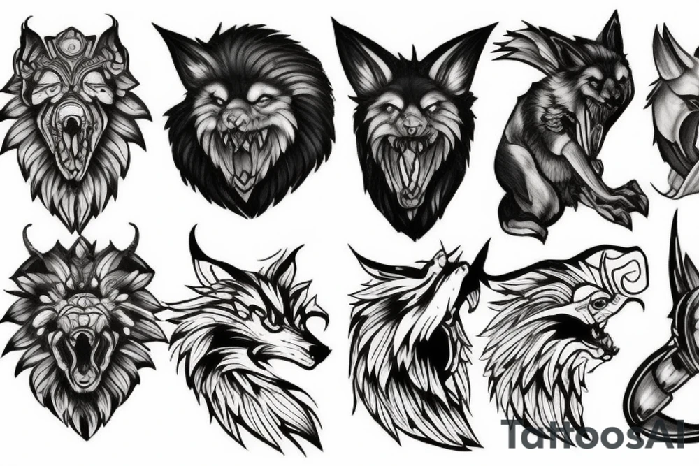 Fenrir tattoo idea