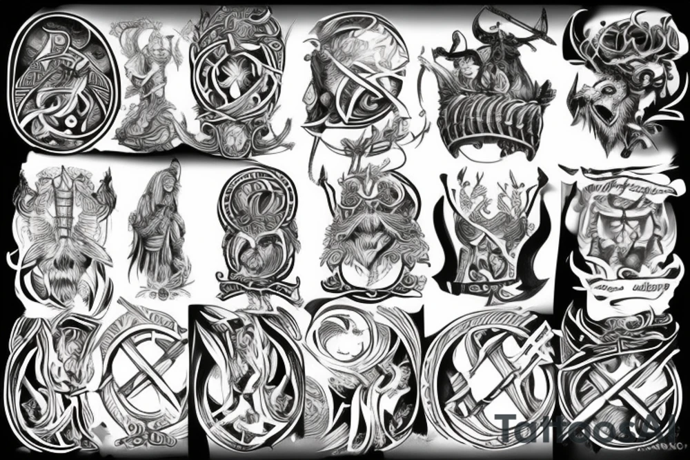 Viking tattoo idea