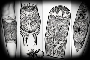 hourglass tattoo idea