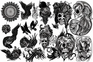 back tattoo ,mystic ,creepy ,beautiful tattoo idea