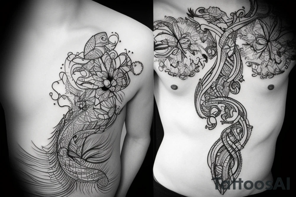 arms ,mystic ,sexy ,beautiful ,nature tattoo idea