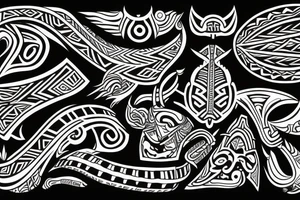 Polynesian tribal tattoo idea