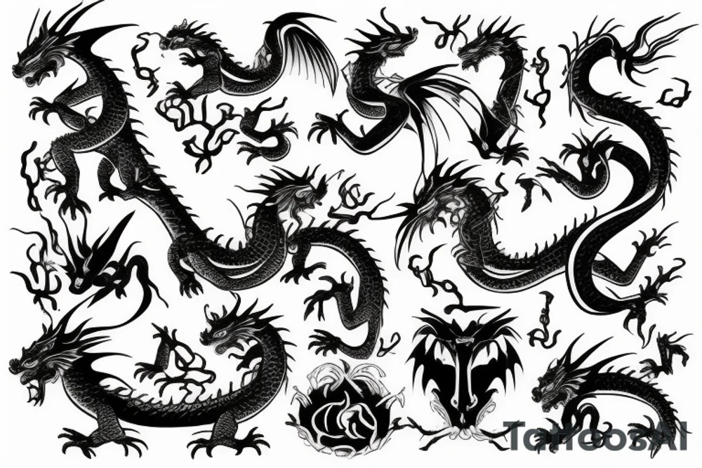dragon tattoo idea