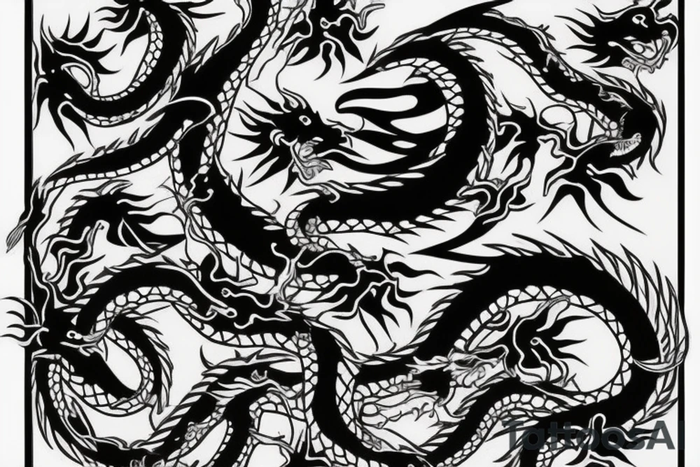 dragon tattoo idea