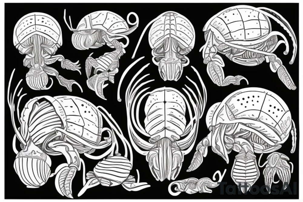 Trilobite streching out its Legs tattoo idea