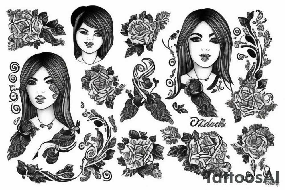 daughter  name " Jaanki tattoo idea