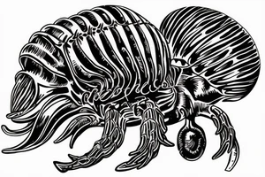 Trilobite streching out its Legs tattoo idea