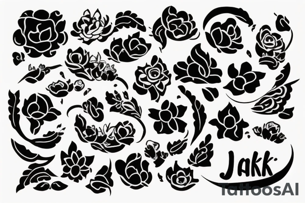 daughter  name " Jaanki tattoo idea