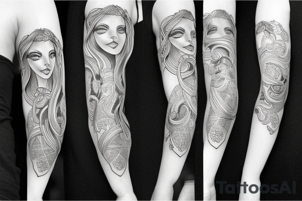 Strength, freedom, feminity,  love, bold tattoo idea