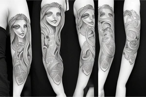 Strength, freedom, feminity,  love, bold tattoo idea