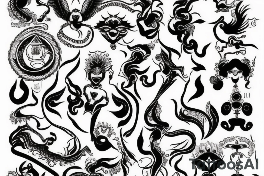 Strength, freedom, feminity,  love, bold, Roman number, tantra, devi kali tattoo idea