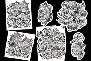 the numbers “855” tattoo idea