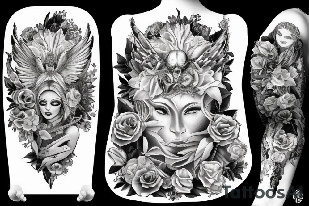 Arcángel miguel tattoo idea