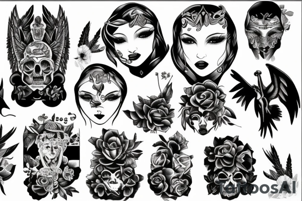 Arcángel miguel tattoo idea