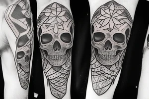 skeleton tattoo idea