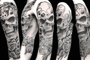 skeleton tattoo idea