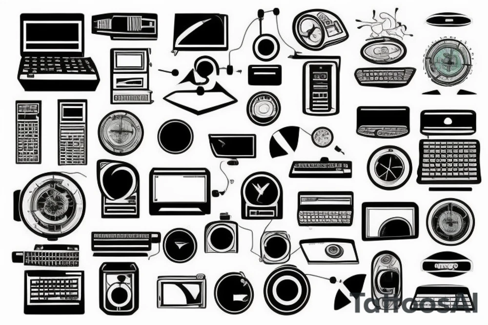 computer processor tattoo idea