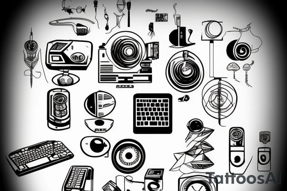 computer processor tattoo idea