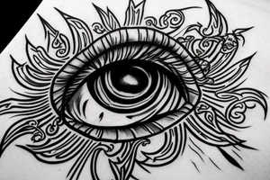 The Eye of Sauron tattoo idea