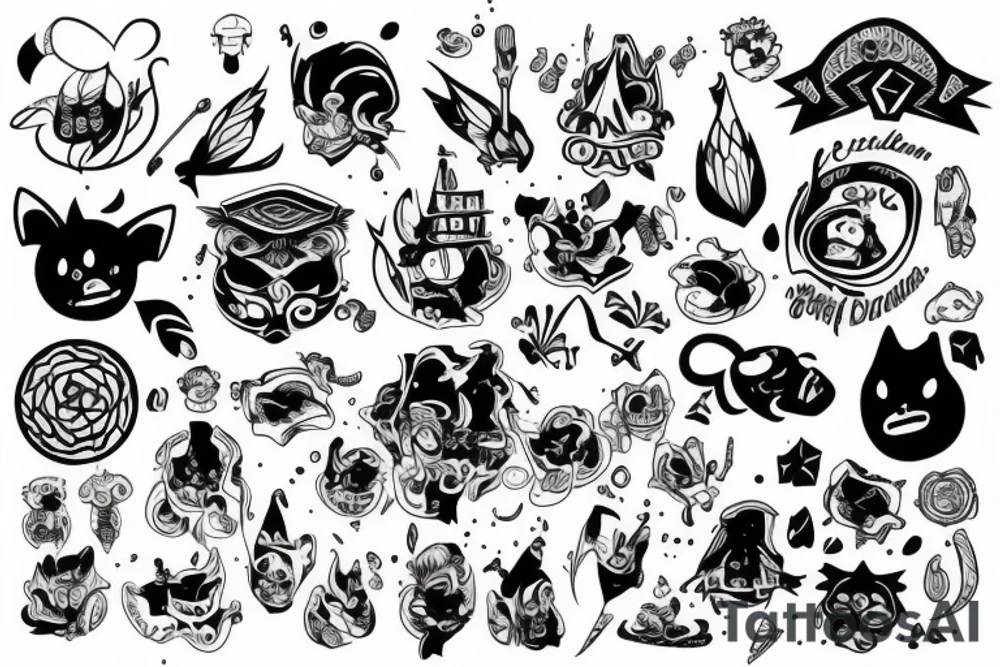 кладбище tattoo idea