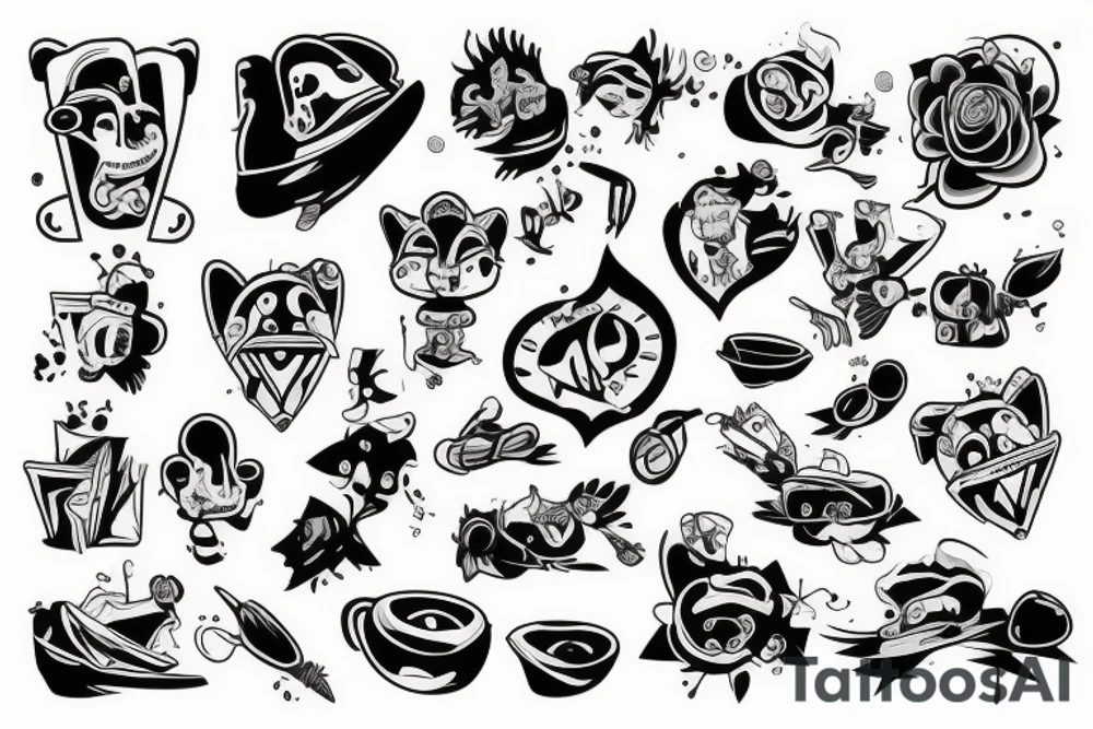 кладбище tattoo idea