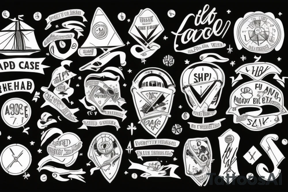 A ship at harbor is safe but that's not what ships are built for tattoo idea