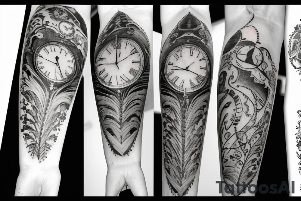 All we own are moments in time tattoo idea