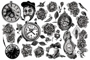 All we own are moments in time tattoo idea