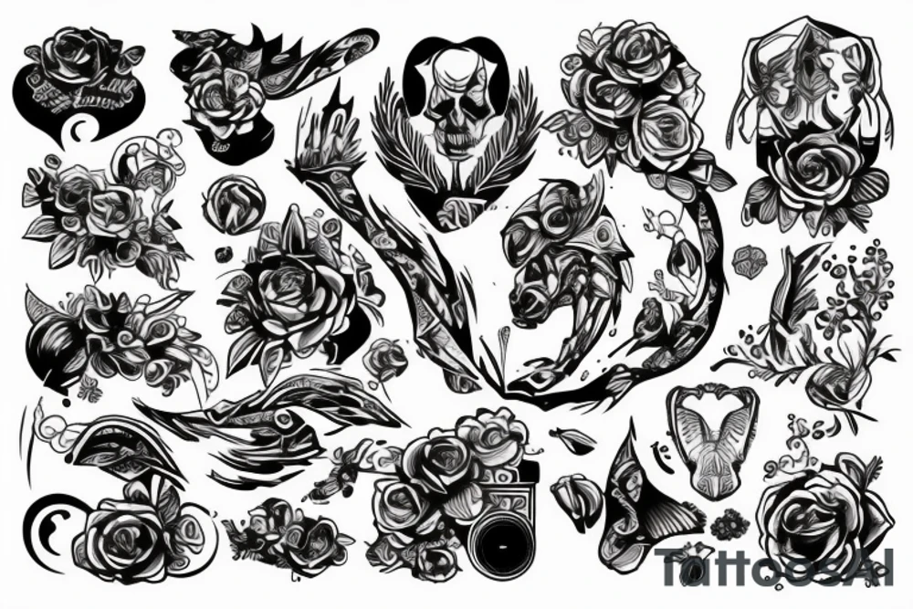 дракон в одеялке tattoo idea