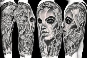 Satan´s angel tattoo idea