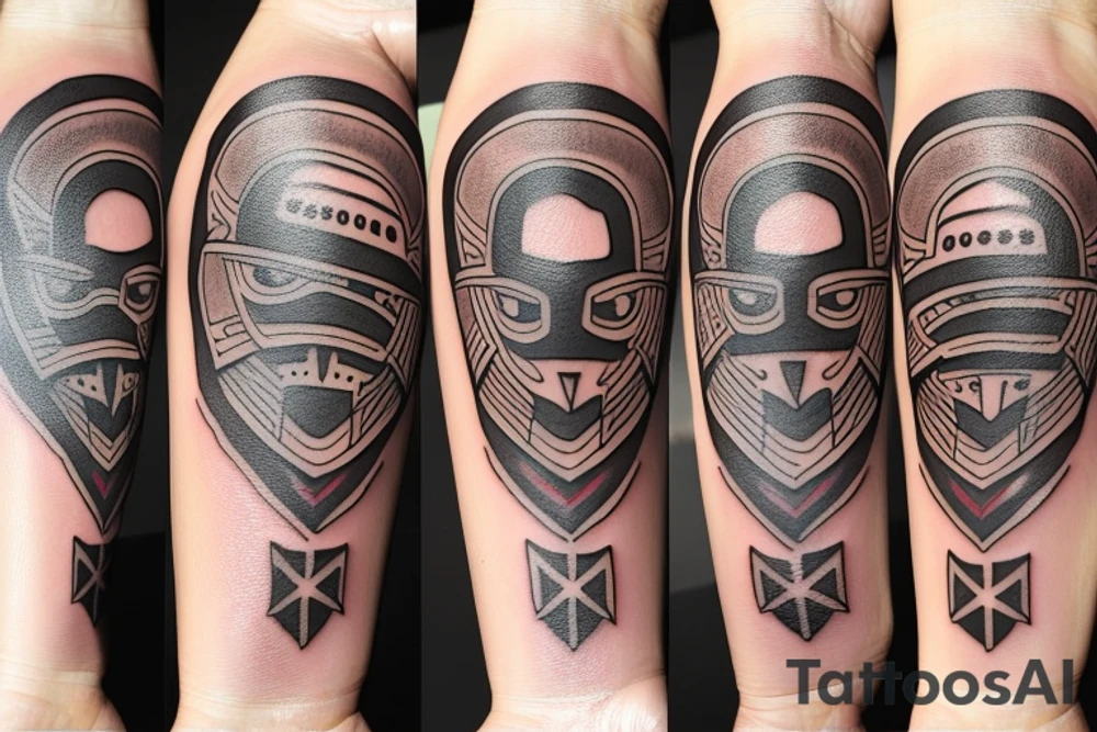 Spartan logo tattoo idea
