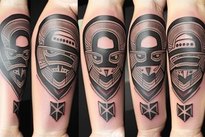 Spartan logo tattoo idea