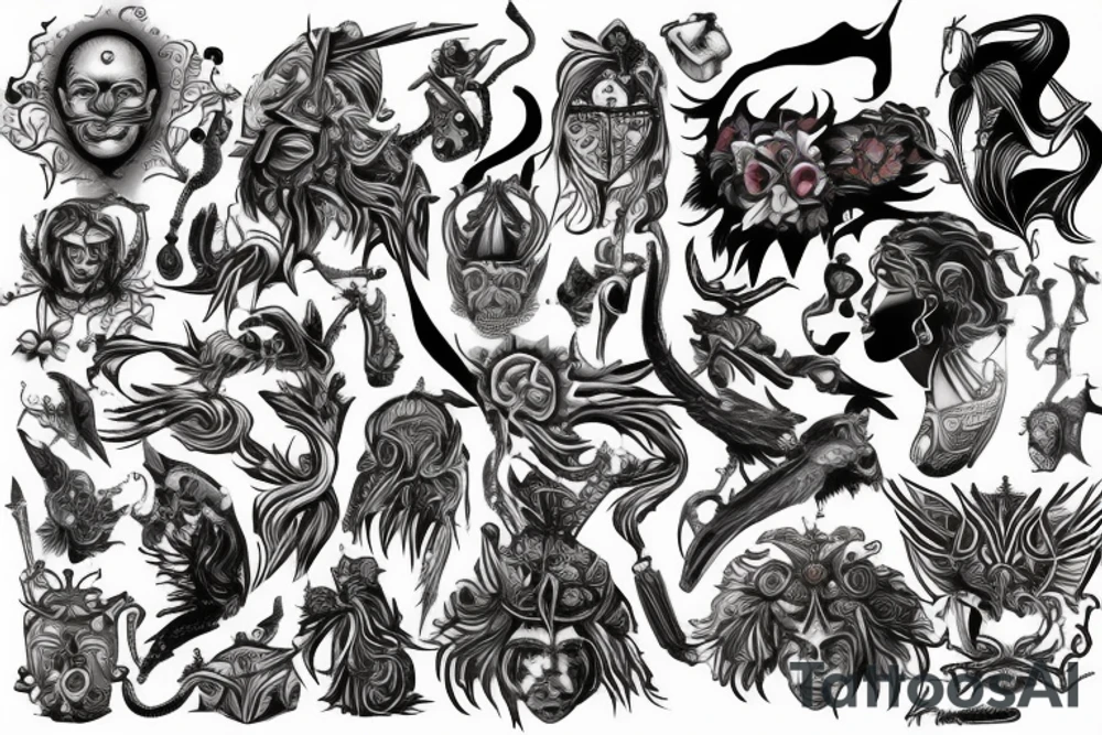Warrior tattoo idea
