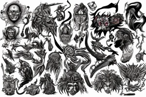 Warrior tattoo idea