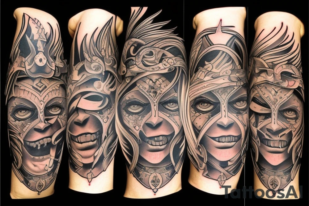 Warrior tattoo idea