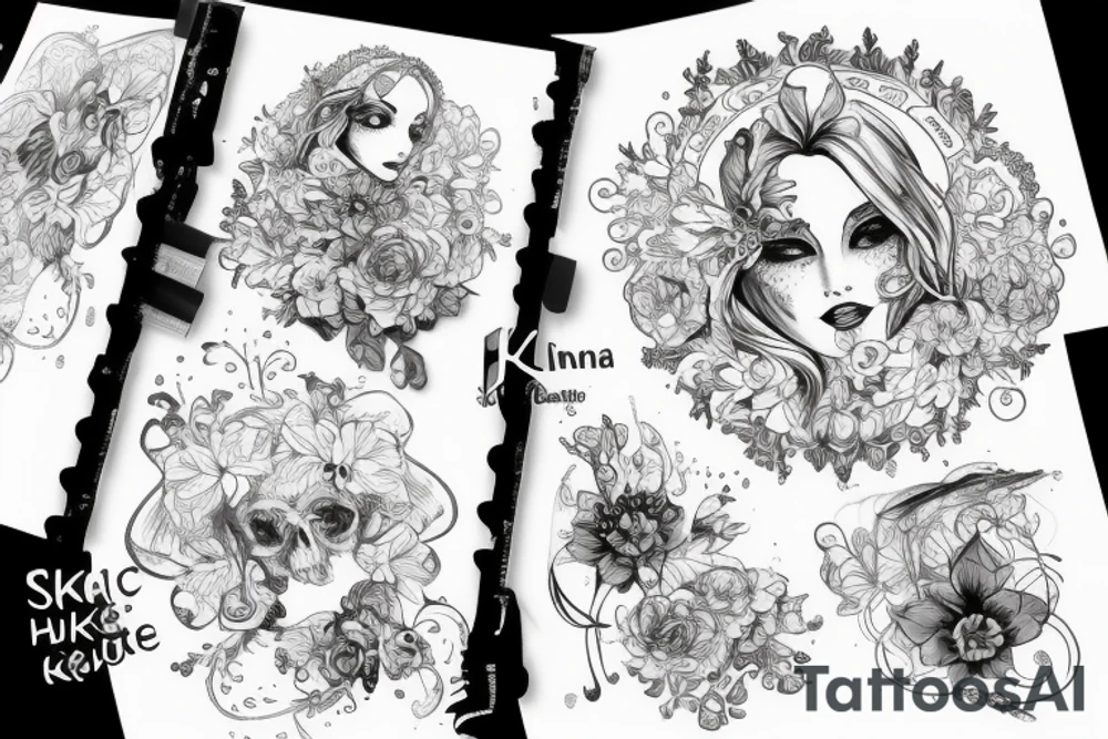 Скелет змеи с ключицы на плечо tattoo idea